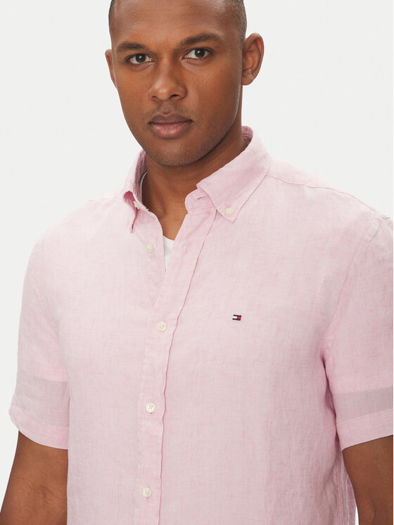 Tommy Hilfiger Tommy Hilfiger Košeľa MW0MW35207 Ružová Regular Fit
