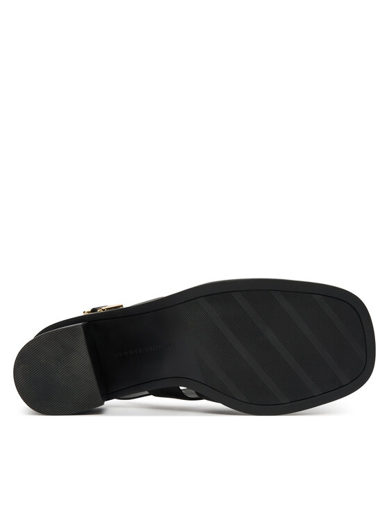 Tommy Hilfiger Tommy Hilfiger Sandale Cross Blocked Heel Sandal FW0FW09135 Negru