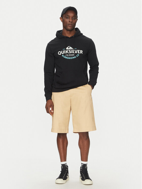Quiksilver Quiksilver Bluza EQYFT05089 Czarny Regular Fit