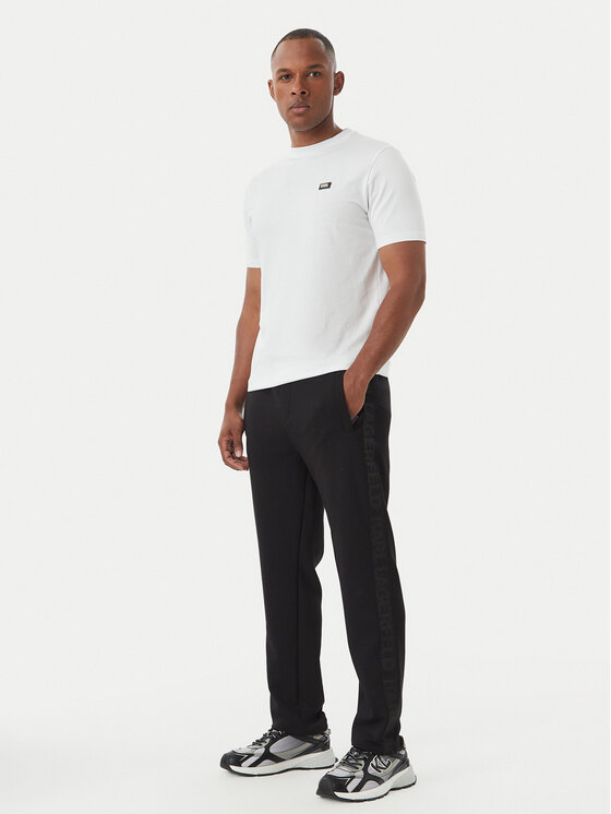 KARL LAGERFELD KARL LAGERFELD Spodnji del trenirke 705016 562901 Črna Regular Fit