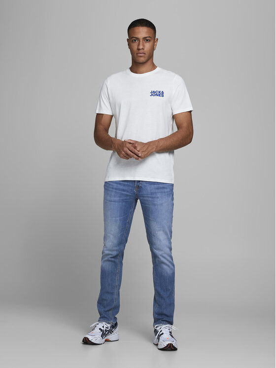 Jack & Jones Jack & Jones Jeansy Glenn 12157416 Modrá Slim Fit
