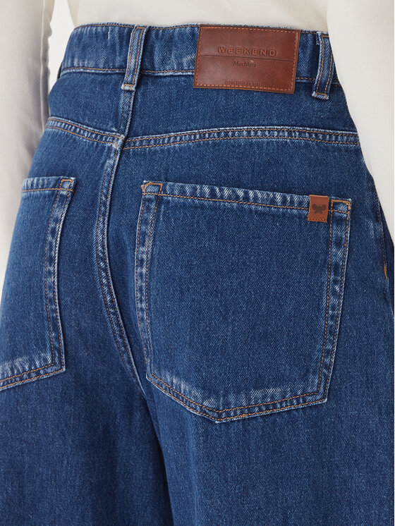 Weekend Max Mara Weekend Max Mara Džinsi Douglas 2525186022 Tumši zils Baggy Fit
