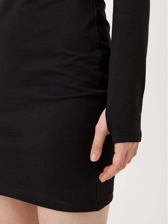 HUGO HUGO Vsakodnevna obleka Nilla 50531138 Črna Slim Fit