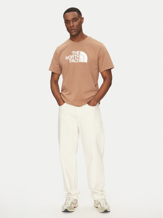 The North Face The North Face T-Shirt Easy NF0A8A6C Brązowy Regular Fit