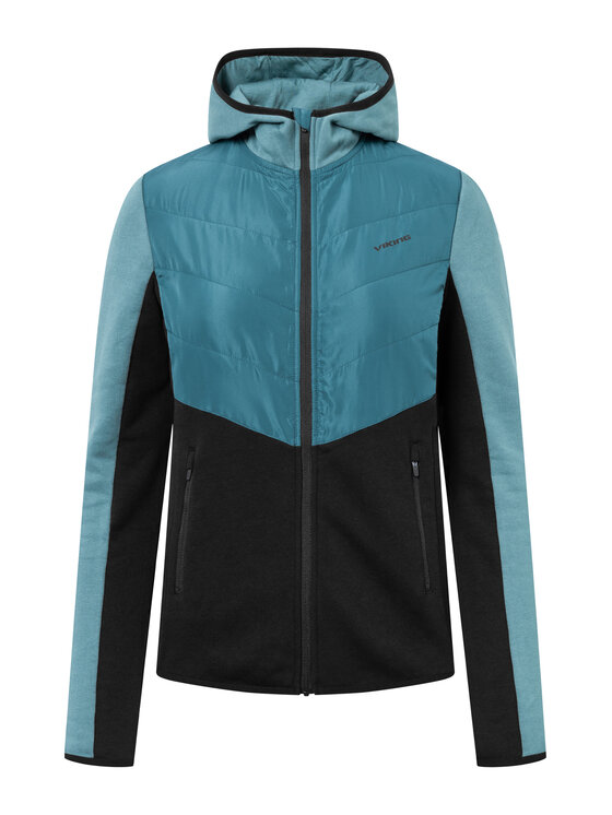 Viking Viking Kurtka softshell Creek Hoodie Bamboo Lady Zielony Regular Fit