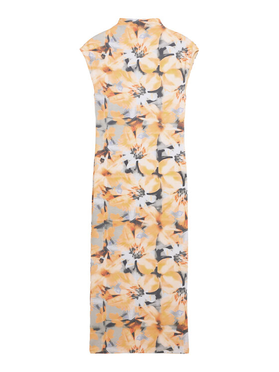 Desigual Desigual Letní šaty Martha 26SWVK48 Žlutá Slim Fit
