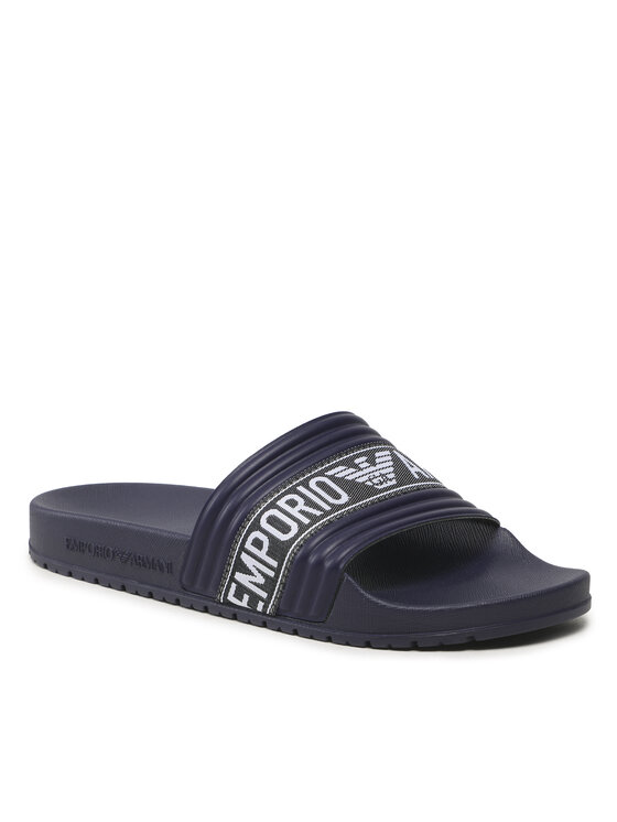 Emporio Armani Emporio Armani Šľapky XVPS05 XN744 S462 Tmavomodrá