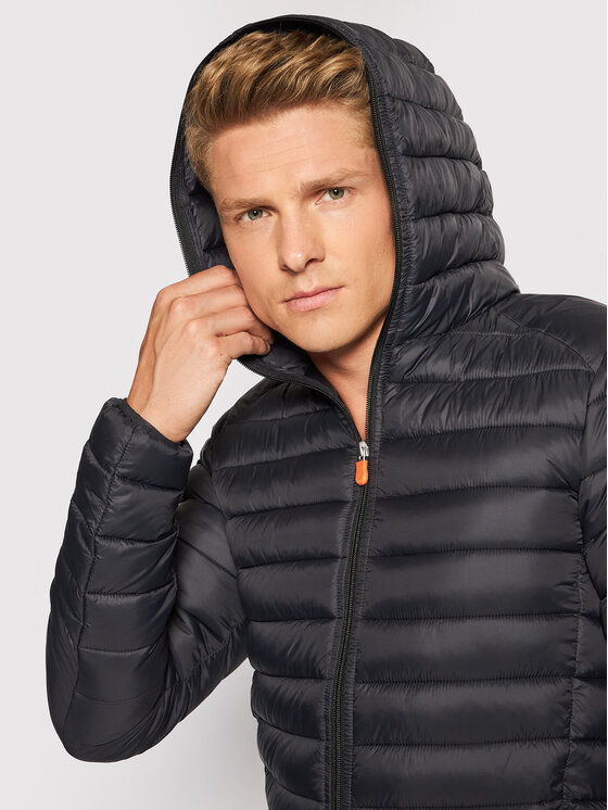 Giubbotto piumino D30650M GIGA13 Nero Regular Fit