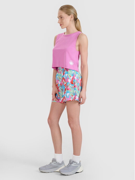 4F 4F Szorty materiałowe BEACHWEAR BASIC Kolorowy Regular Fit