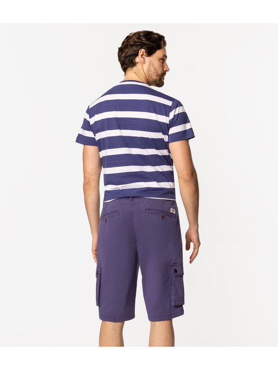 Lee Cooper Lee Cooper Bermudy SIMONE 9802 Fioletowy Regular Fit