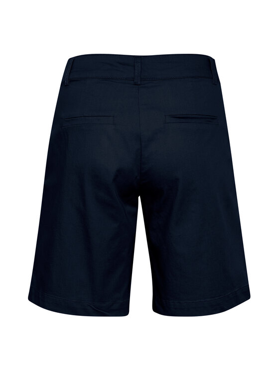 Kaffe Kaffe Pantalon scurți din material Lea 10505457 Bleumarin Regular Fit