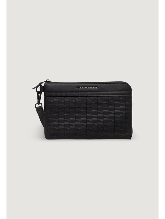 Poszetka Tommy Hilfiger, Czarny, TH MODERN POUCH