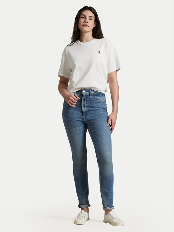 Polo Ralph Lauren Polo Ralph Lauren Tričko 211967104001 Biela Relaxed Fit