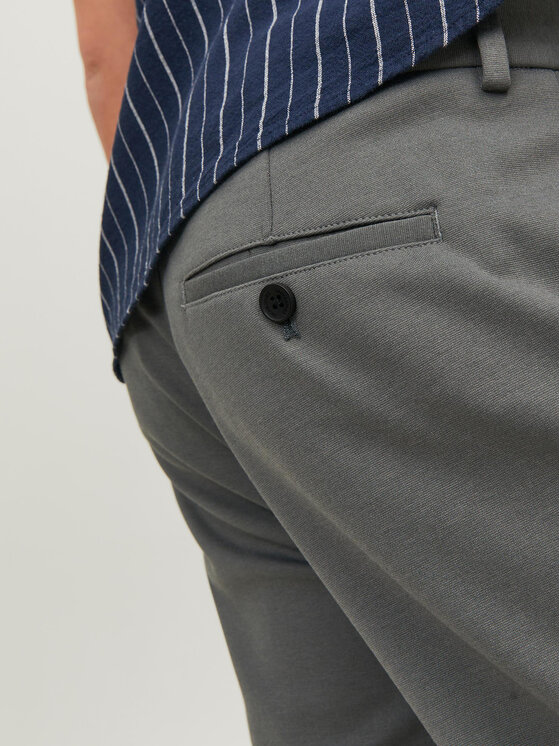 Jack&Jones Jack&Jones Chinos kelnes Marco 12173623 Pilka Slim Fit