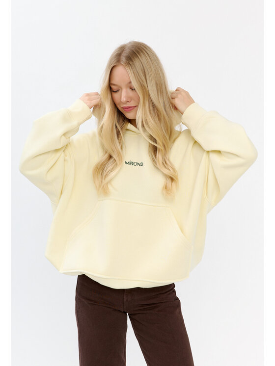 Mirons Mirons Bluza soft Beżowy Oversize