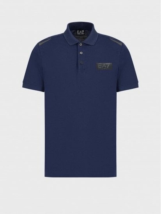 EA7 Emporio Armani EA7 Emporio Armani Tričko 6RPF24 PJ5SZ 1554 Tmavomodrá Regular Fit