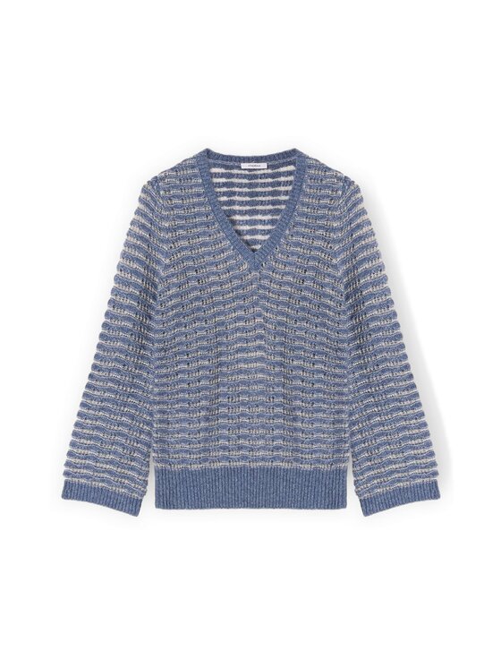 Motivi Motivi Cardigan M531W003633N004 Turchese Over Fit