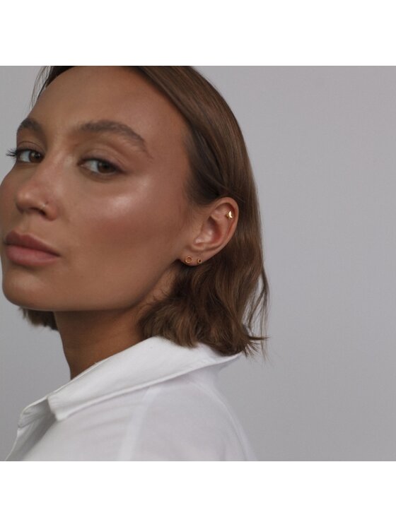 ANIA KRUK ANIA KRUK Piercing SRUKS0370Z Żółte złocenie
