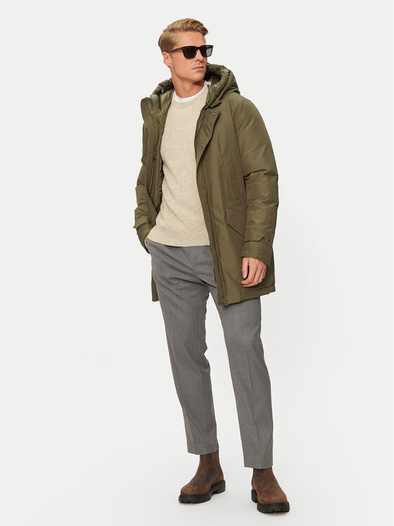 Woolrich Woolrich Μπουφάν πουπουλένιο CFWOOU0487MRUT0001 Πράσινο Regular Fit