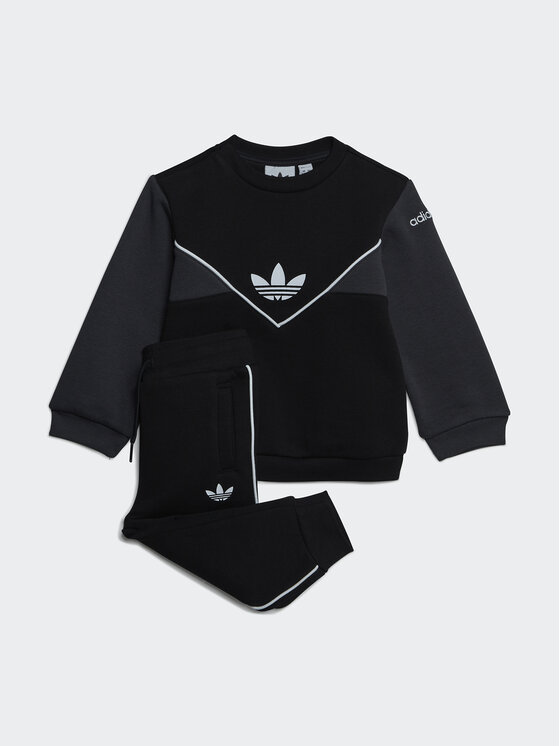 Tuta Adicolor Crew Set IC9113 Nero Regular Fit