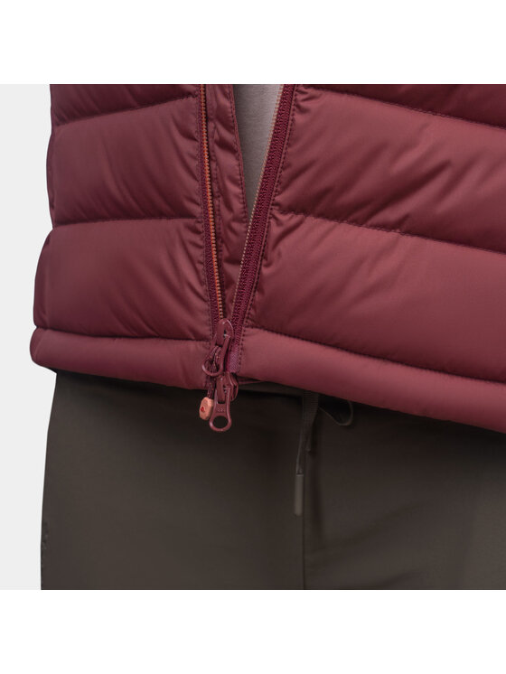 Alpinus Alpinus Kamizelka Aluta Bordowy Regular Fit