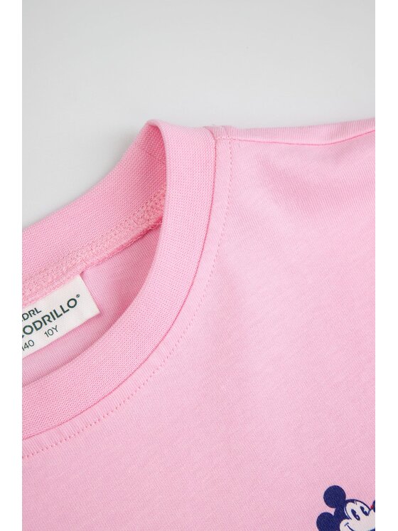 Coccodrillo Coccodrillo T-Shirt ZC6143219LGD-007 Różowy Regular Fit