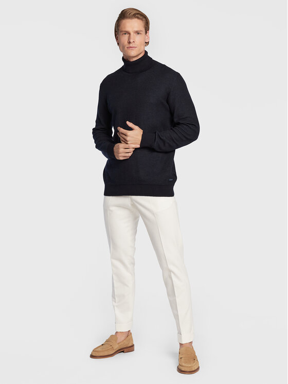 Pantaloni chino Denz 5390 5771 Bianco Slim Fit