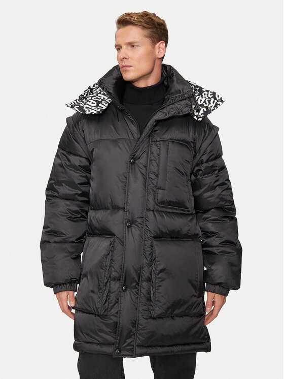 Versace Jeans Couture Versace Jeans Couture Зимова куртка 77GAS428 Чорний Loose Fit