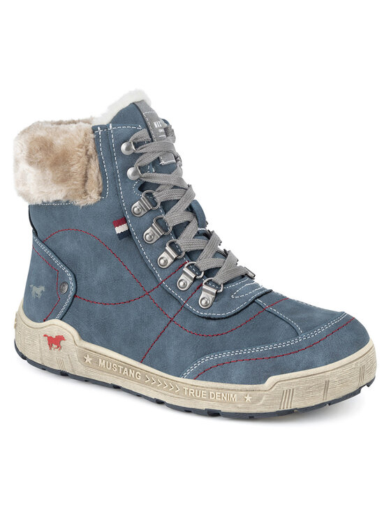 Mustang Mustang Stiefeletten 1290-607 Blau