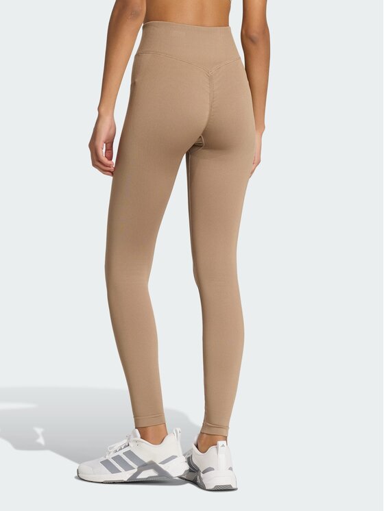 adidas adidas Legginsy 161978 Brązowy Fitted Fit