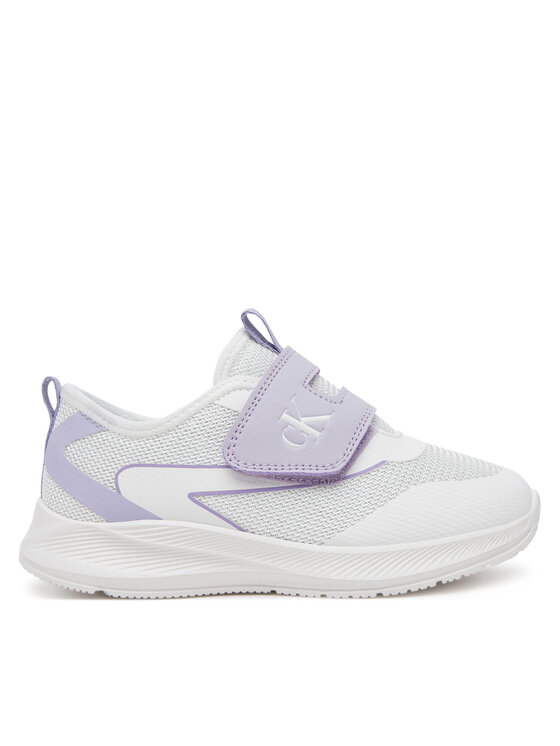 Sneakers Calvin Klein Jeans Low Cut Velcro V1A9-82026-1697X S Alb
