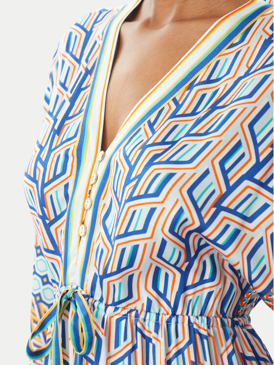 Hale Bob Hale Bob Літня сукня Theia 62NT650A Кольоровий Relaxed Fit