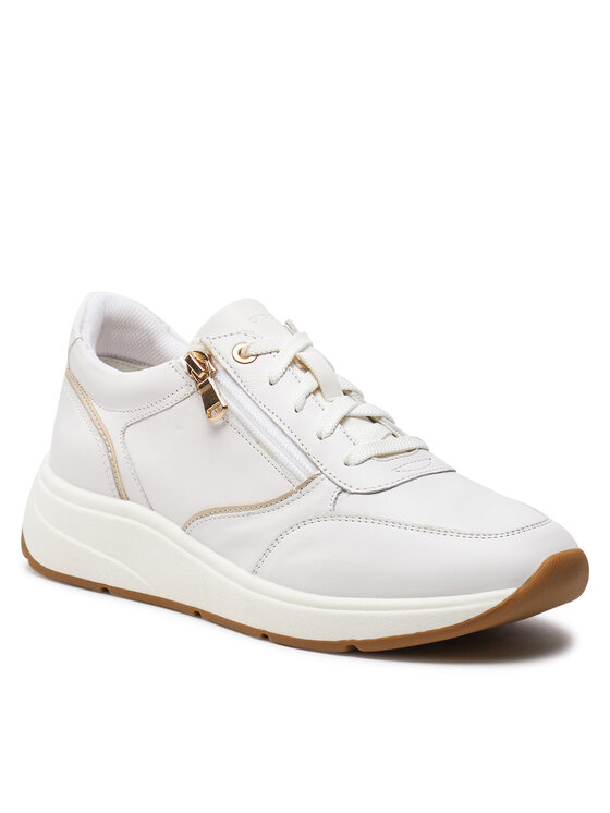 Geox Geox Laisvalaikio batai D Cristael D45MXE 00085 C1000 Balta