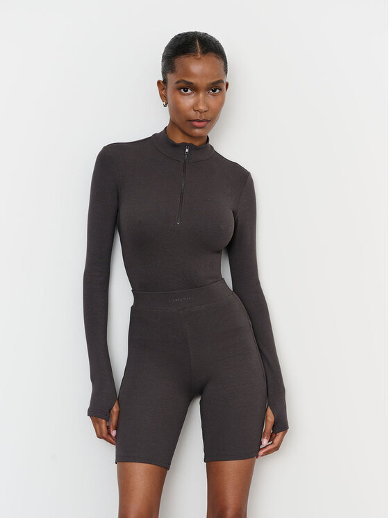 La Mania La Mania Szorty sportowe TIFF SZORTY Szary Classic Fit