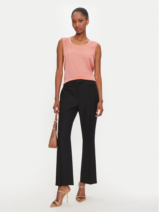 ViCOLO ViCOLO Μπλουζάκι TB0038 Κοραλλί Regular Fit