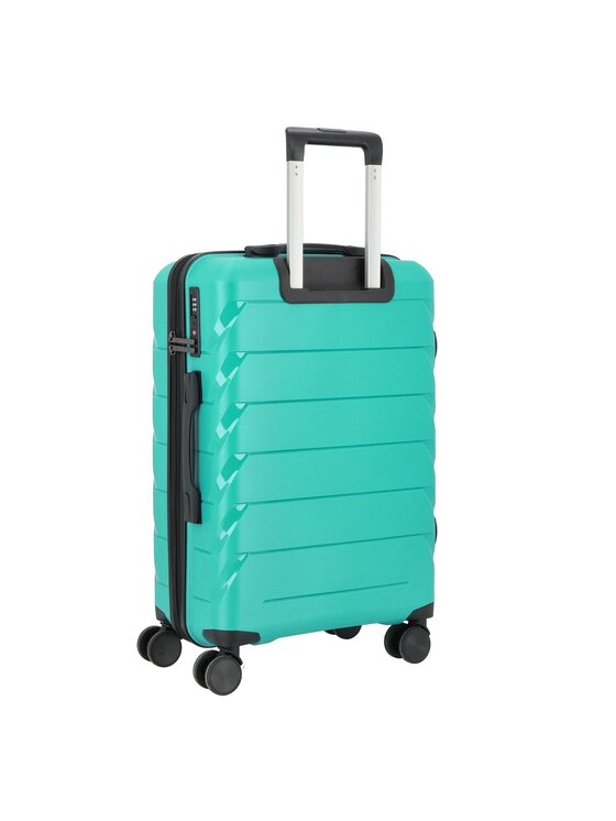D&N D&N Komplet walizek 310024 Turkusowy