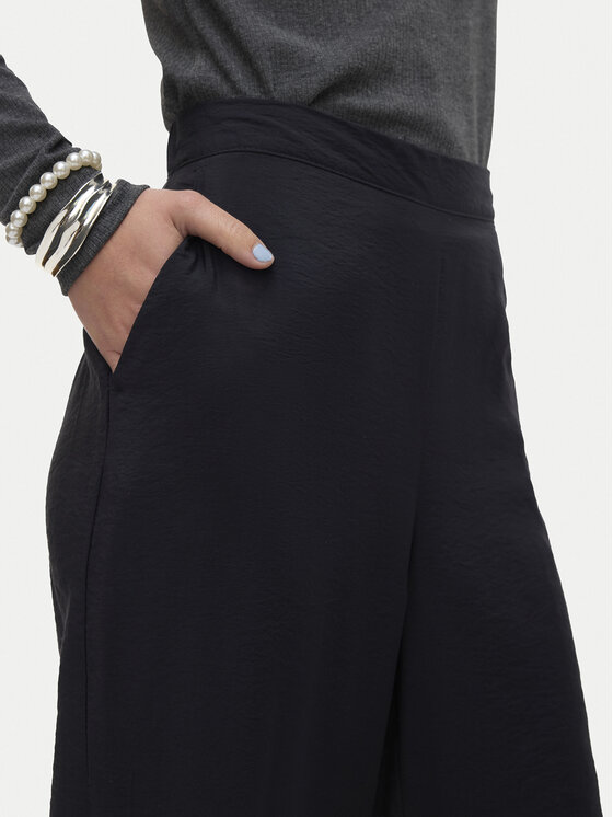 Vero Moda Vero Moda Текстилни панталони Josie 10303759 Черен Wide Leg