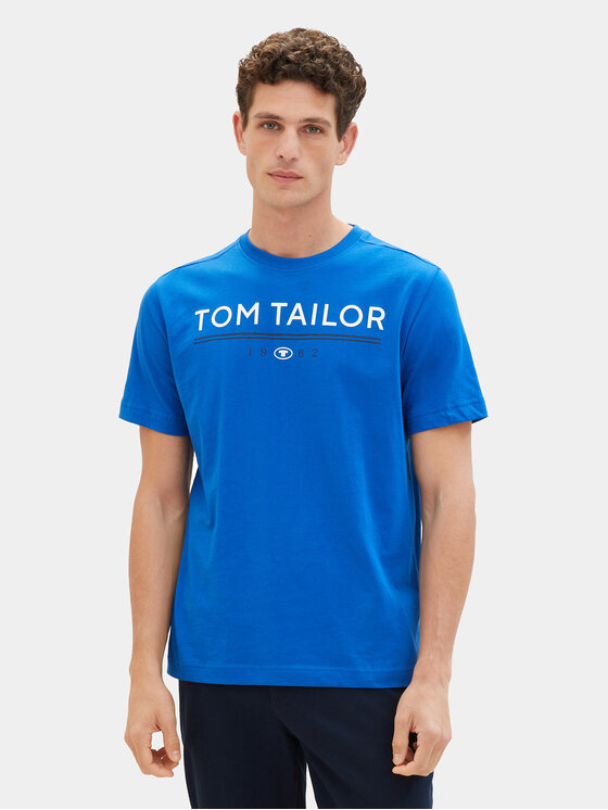 Tom Tailor Tricou 1040988 Albastru Regular Fit