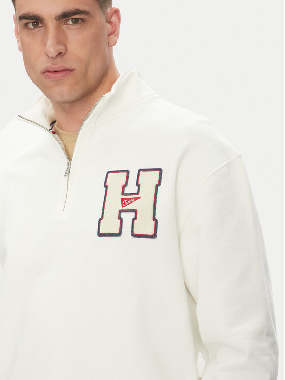 Tommy Jeans Tommy Jeans Μπλούζα Towel Patch DM0DM21263 Εκρού Regular Fit