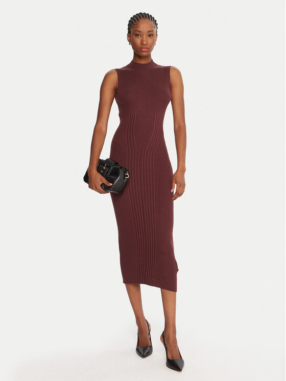 Guess Guess Strickkleid W5BK23 Z3OW2 Braun Slim Fit
