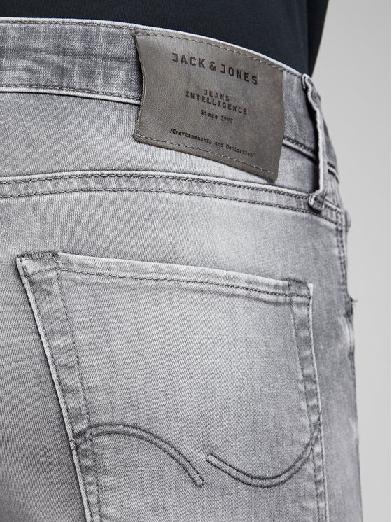 Jack & Jones Jack & Jones Jeansy Glenn 12147024 Šedá Slim Fit