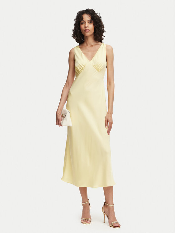 French Connection French Connection Abito da cocktail Bernice 719F8 Giallo chiaro Regular Fit