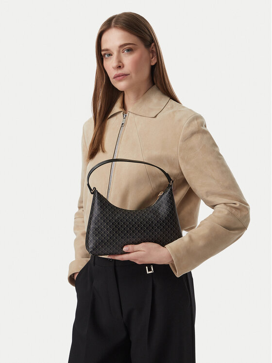 Calvin Klein Calvin Klein Torebka Emblem Aop Small Shoulder Bag LV04F3889G Czarny