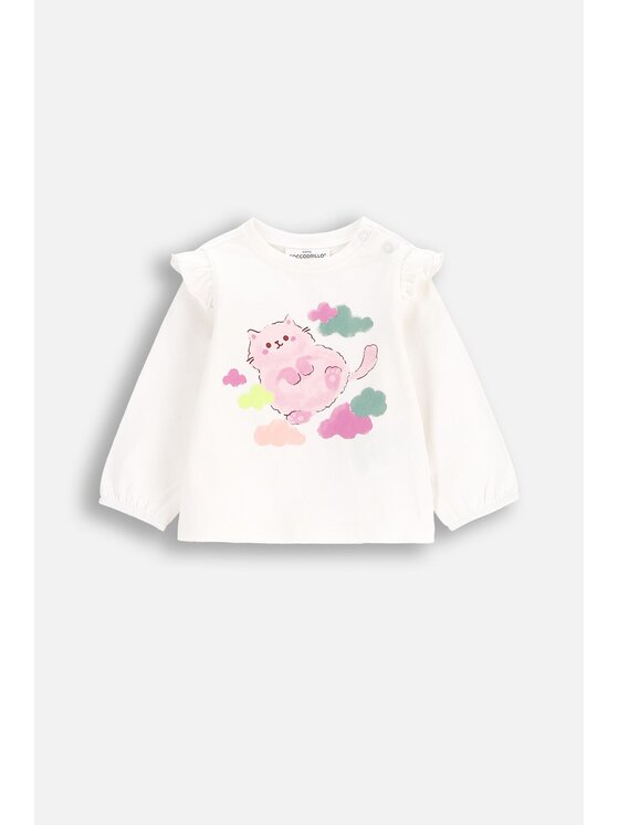 Coccodrillo Coccodrillo T-Shirt WC5143101DGN-003 Écru Regular Fit