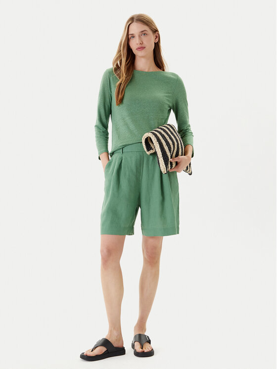 United Colors Of Benetton United Colors Of Benetton Majica 37UJD109X Zelena Regular Fit