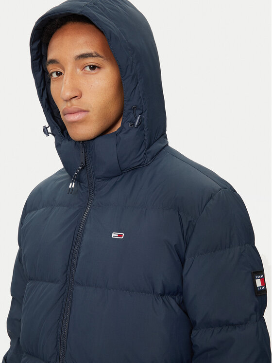 Tommy Jeans Tommy Jeans Kurtka puchowa Essential DM0DM20466 Granatowy Regular Fit
