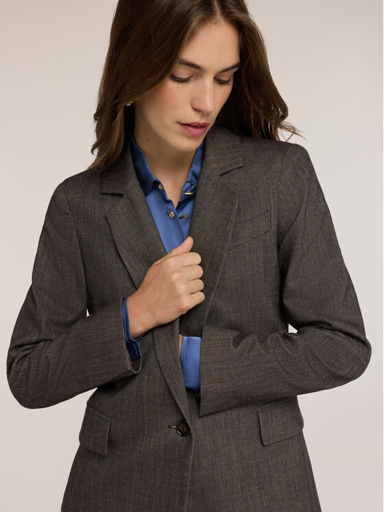 Motivi Motivi Marynarka Q754Q001147N0V2 Szary Regular Fit