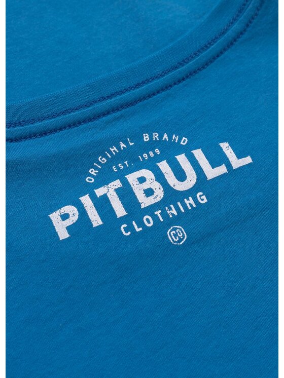 PITBULL PITBULL T-Shirt Koszulka Ultra Light PITBULL CO. M Niebieski Regular Fit