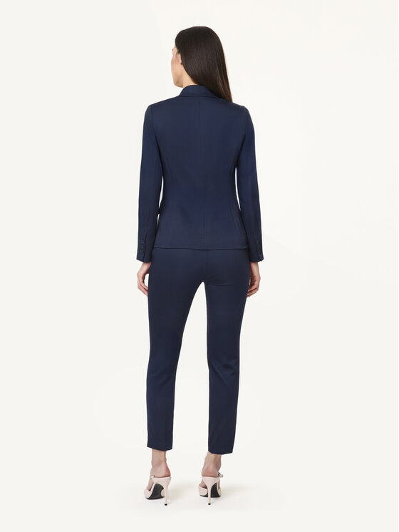KMX KMX Marynarka 107710012 Czarny Fitted Fit