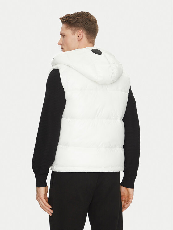 Save The Duck Save The Duck Veste D80296M LUCK19 Balts Regular Fit